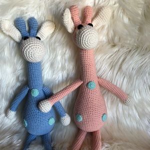 Handmade Amigurumi Stuffed Toy crochet Giraffes